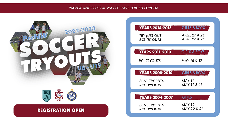 Premier Tryout registration is now open!
